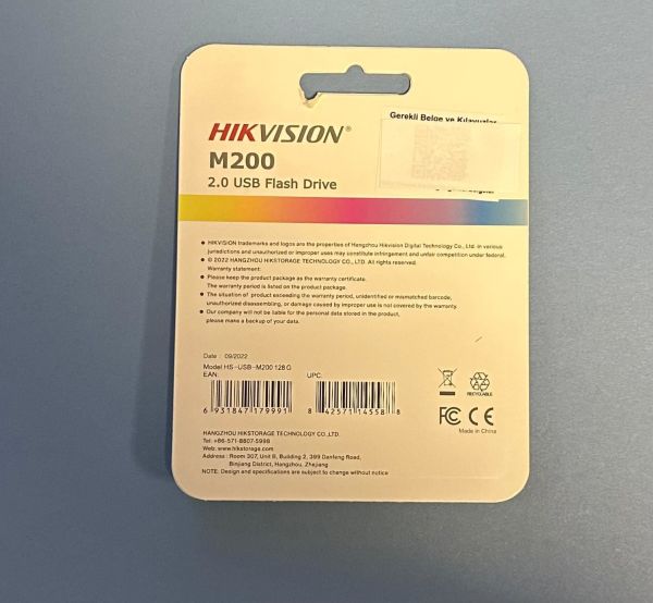 HIKVISION 128GB USB2.0 HS-USB-M200/128G METAL FLASH BELLEK