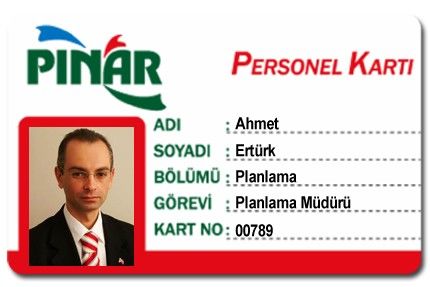 Bilgi girişli 1.sınıf Proximity kart (10 lu paket)