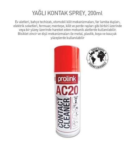 PROLİNK AC20 KONTAK SPREY YAĞLI 200ML