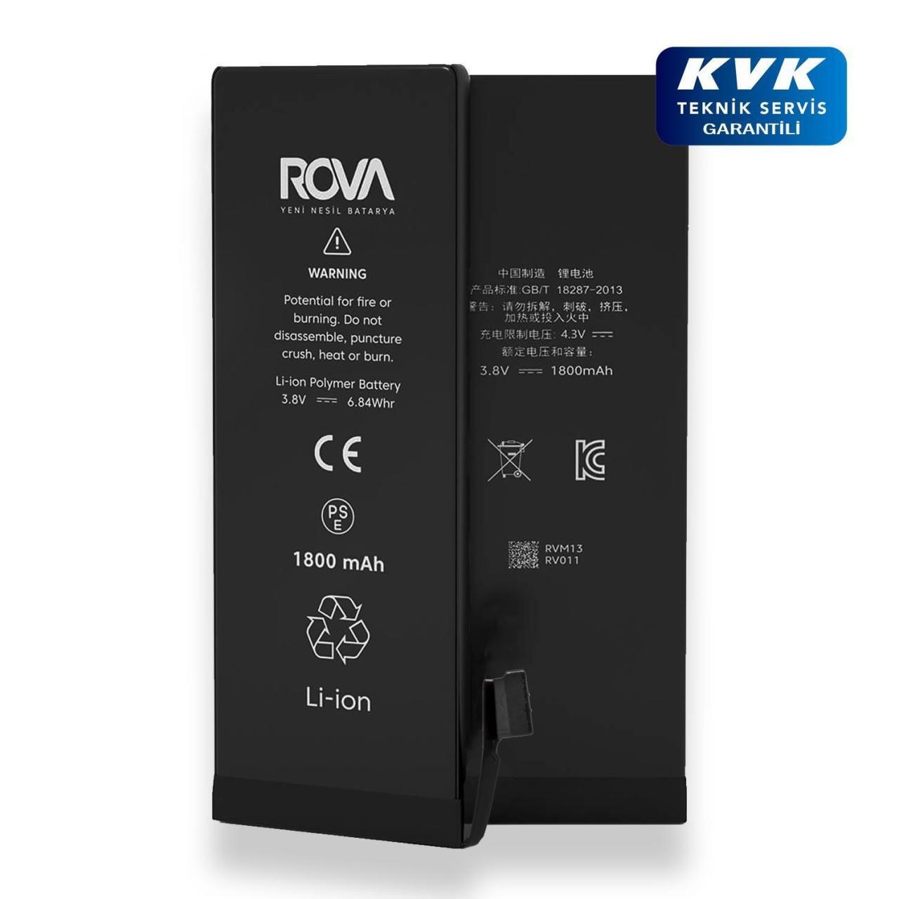 CEP TEL BATARYA İPHONE 5S ROVA KVK GARANTİLİ