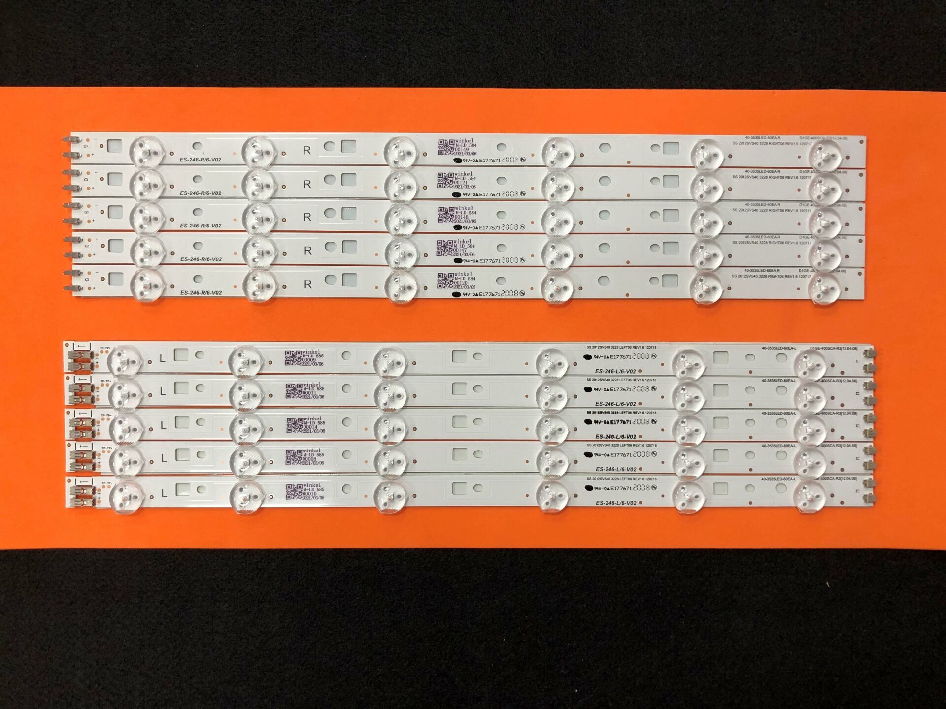 LCD LED 2137 UE40EH6030 40-3535LED 2012SVS40 UE40eh5000 E246 WİNKEL