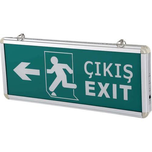 CATA CT-9170 SAĞ+SOL KOŞ EXİT ÇIKIŞ LEVHASI ŞARJLI LEDLİ
