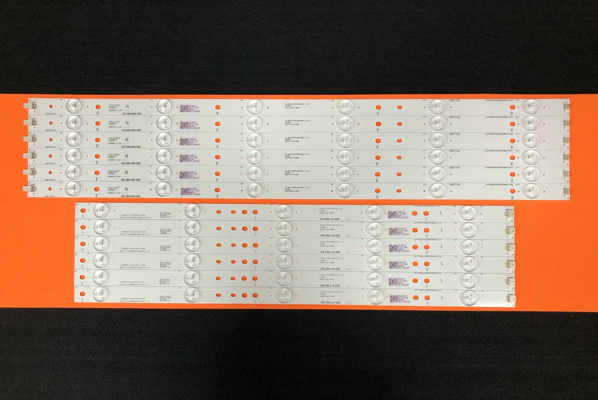 LCD LED-2065-2151-TAKIM-12Lİ50PFK4509 50PFH6550 50PFT6510 50PFK6560 50PFK6580-ES056-WİNKEL
