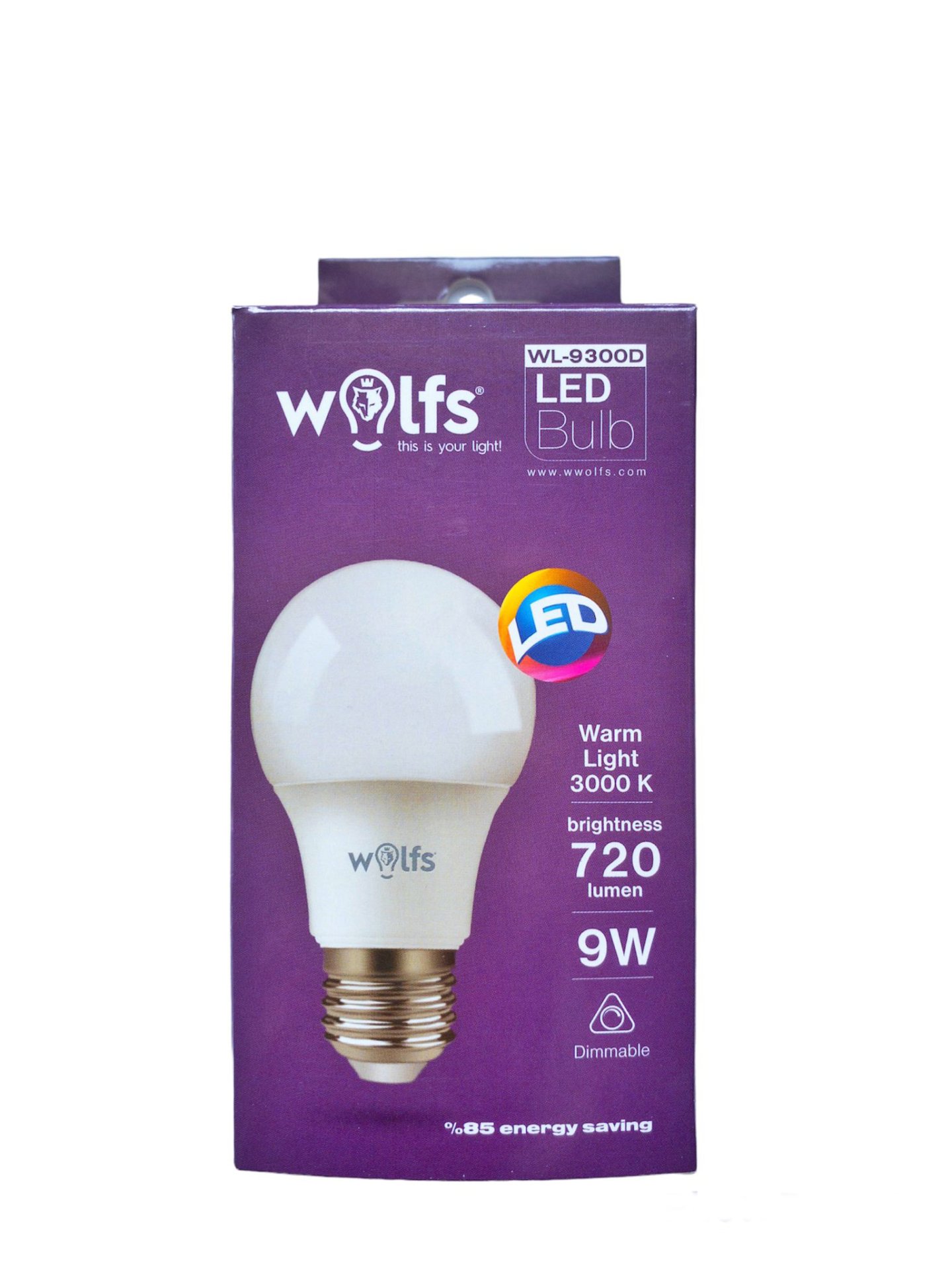 WOLFS WL-9300D 9W 3000K DİM EDİLEBİLİR LED LAMBA