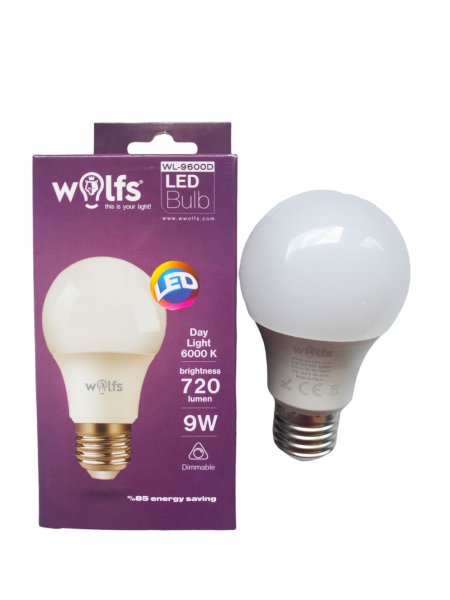 WOLFS WL-9600D 9W 6000K DİM EDİLEBİLİR  LED LAMBA