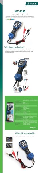 PROSKİT MT-8100 TELEFON TEST SETİ