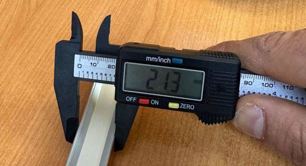 BAR LED KANALI ALİMİNYUM KÖŞE TİP 3 METRE