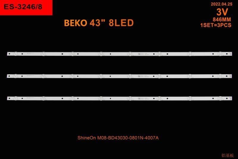 LCD LED-2410 TAKIM 3 LÜ-43GDF6800B,A43L5845,B43L5845, AL43L6925,43GCH5900B,A43K580-WİNKEL