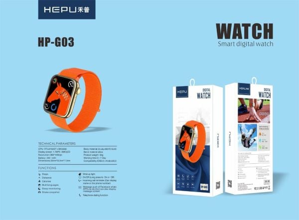 HEPU HP-G03 AKILLI KOL SAATİ