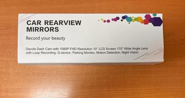 NAVILGOLD DS-212 DİKİZ AYNASI 10'' HD LED EKRAN FULL HD 2 KAMERALI DVR KAYIT CİHAZI