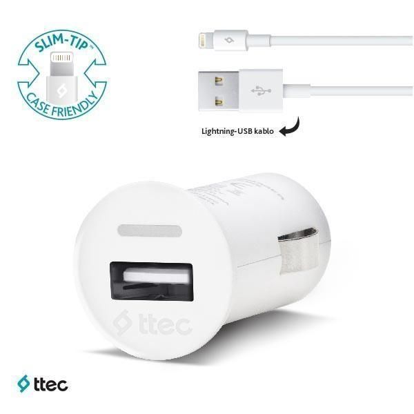T.TEC ŞARJ ARAÇ COMPACT İPHONE 6 1000MA 2CKC752