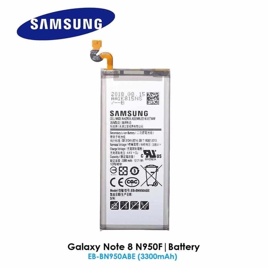 CEP TEL BATARYA SAMSUNG NOTE 8 KVK SERVİS ORJİNAL