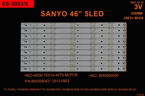 LCD LED 2379 TAKIM 9 LU-HK460WLEDM-MH17H-LSC460HN01-HK460WLEDM-ES303-WİNKEL