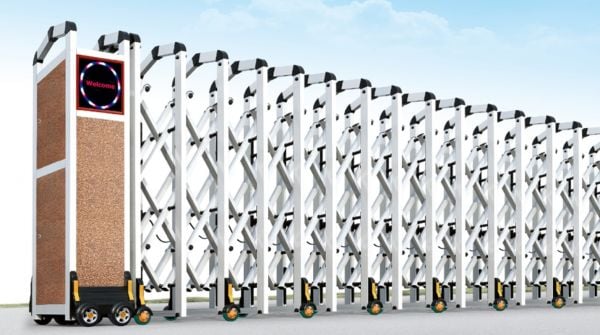 12 Metre Motorlu Akordiyon Bariyer Sistemi
