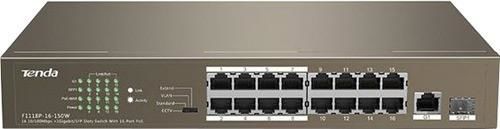 TENDA TEF1118P-16P-150W 16 PORT 10-100 POE SWİTCH