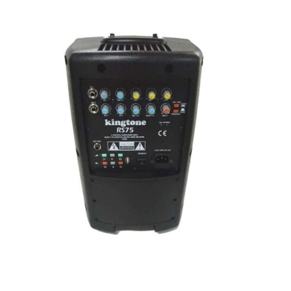 ATAK RS 75 BT+USB-8 INÇ 75 WATT-1 ADET  TELSİZ YAKA MİKROFONLU ŞARJLI ANFİ