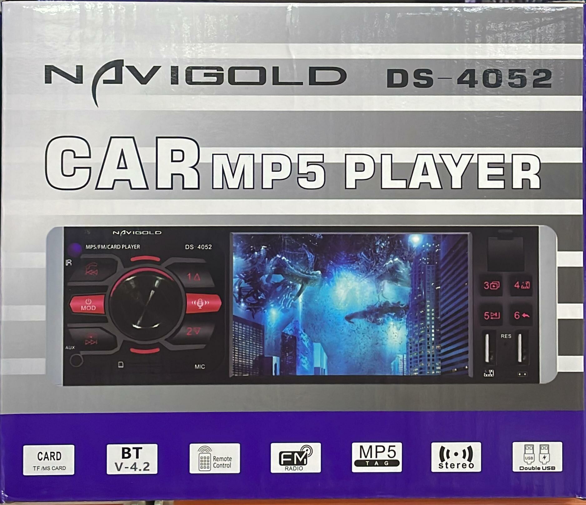 NAVIGOLD DS 4052 4.1'' EKRANLI USB BLUETOOTH KAMERA DAHİL VİDEO OTO TEYP