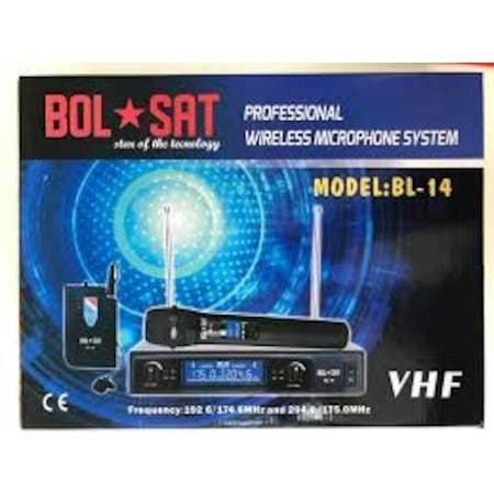 BOLSAT BL-14 1 EL 1 YAKA VHF DİGİTAL TELSİZ MİKROFON