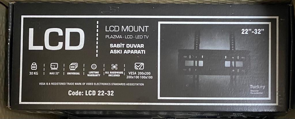 TV ASKI APARATI 32 İNÇ SABİT 27 CM