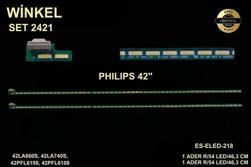 LCD LED-2421 2 Lİ ÇUBUK-42PFL6008K-42PFL6188-42LA660S-42LA740-ELED0218-WİNKEL