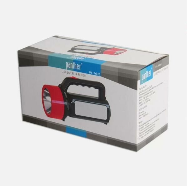 PANTHER PT-7695 USB ŞAJLI EL FENERİ