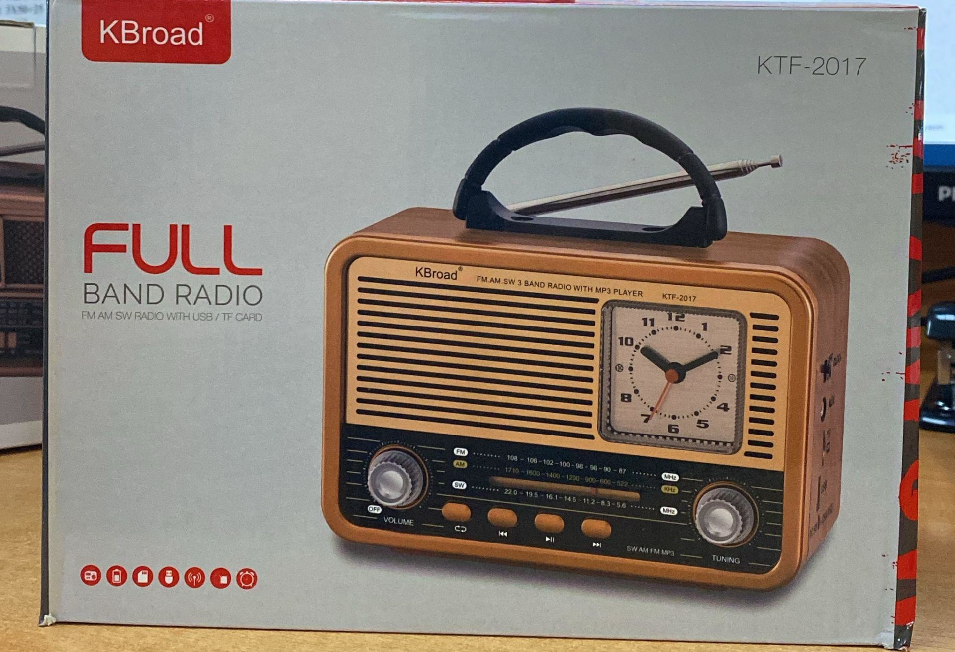 KBROAD KTF-2017 NOSTALJİK RADYO BLUETOOTH USB MİCROSD