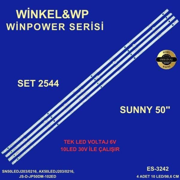 LCD LED-2563 2544-4 ÇUBUK-SN50LEDJ203-JP50DM-WİNKEL