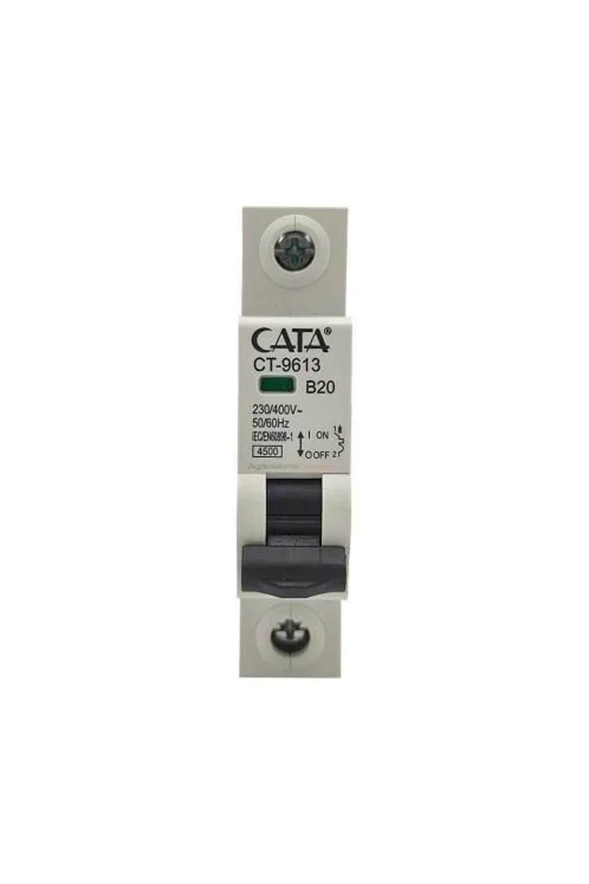 CATA CT-9613 20 AMPER SİGORTA B TİPİ 4,5K MONOFAZE