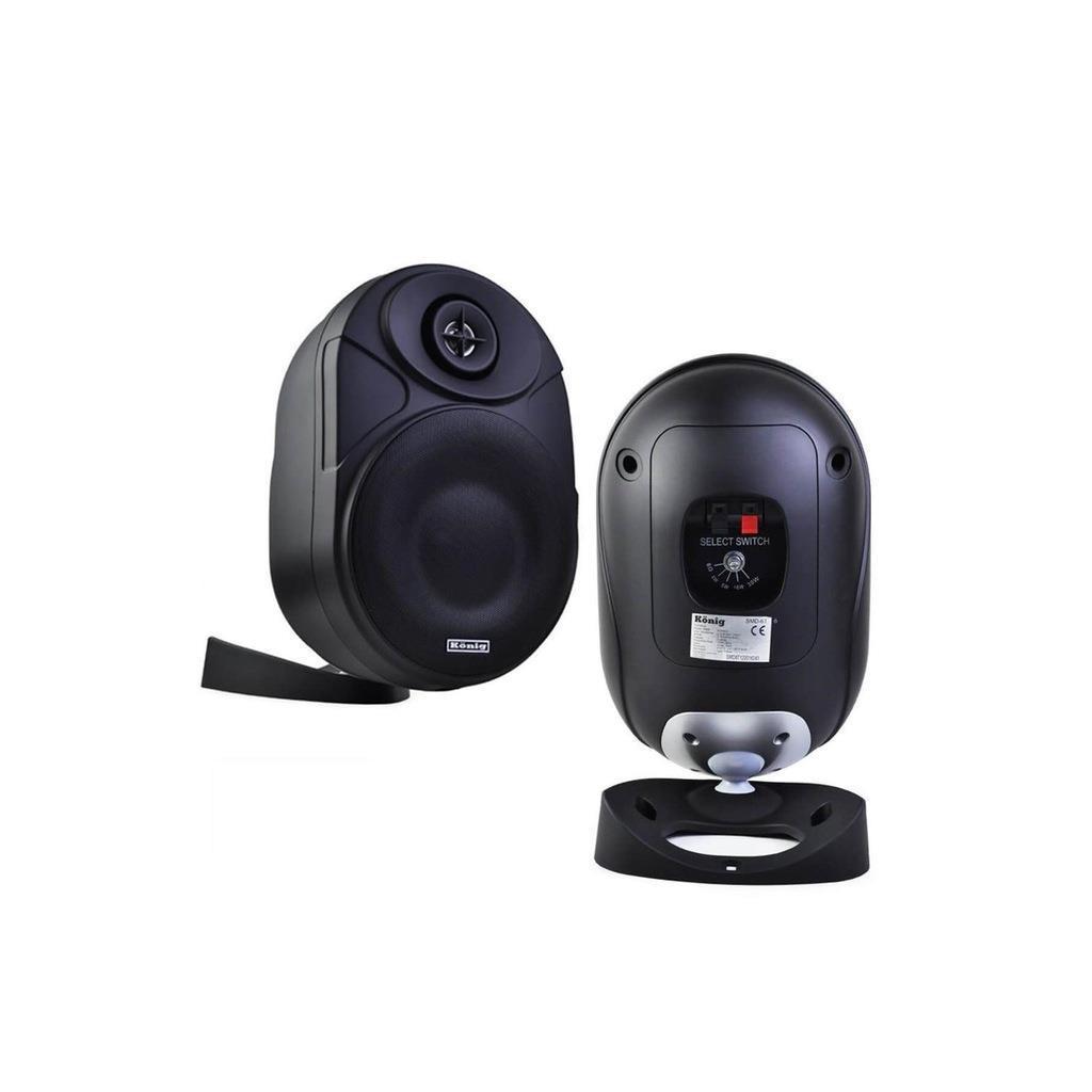 KÖNİG SMD 6T TRAFOLU SİYAH HOPARLÖR TAKIM