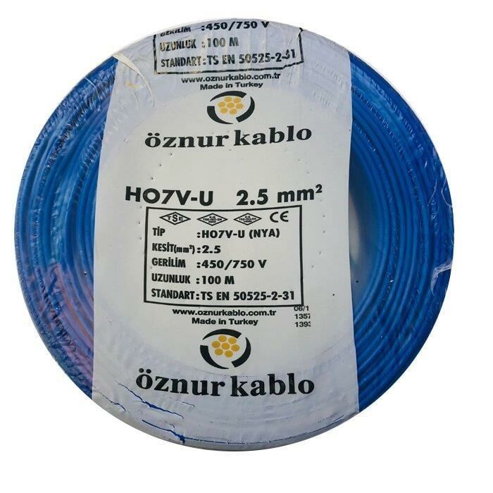 NYA KABLO ÖZNUR 2,5 LUK MAVİ