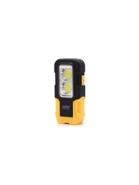 PANTHER PT-1915 2X5W COB LED EL MIKNATISLI PİLLİ EL FENERİ 3 ADET AAA İNCE PİL İLE ÇALIŞIR