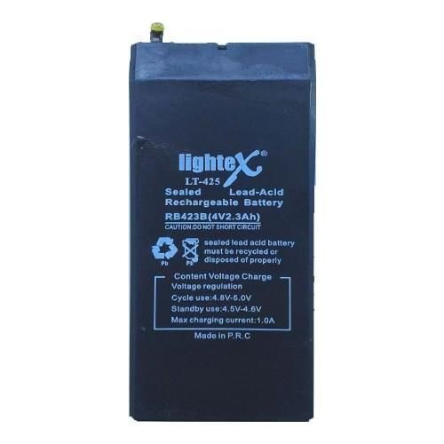 4 VOLT 2.3 AMPER 10X5X2 LİGHTEX LT-425 AKÜ 50*22*100 mm