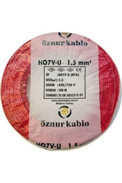 NYA KABLO ÖZNUR 1,5 LUK KIRMIZI