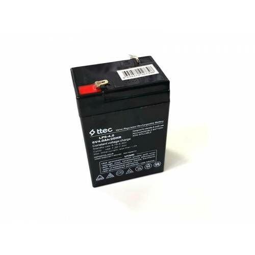6 VOLT 4 AMPER  AKÜ T.TEC 70x47x101