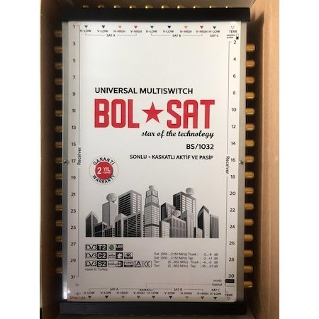 BOLSAT BS-10/32 SONLU+KASKATLI SANTRAL ADAPTÖR DAHİL