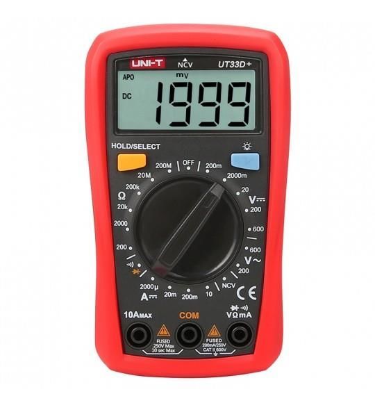 UNIT UT33D+ DİJİTAL MULTİMETRE ÖLÇÜ ALETİ