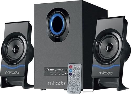 Mikado MD-1700BT 2+1 Siyah Usb+SD+Fm+Bluetooth Destekli Multimedia Speaker Hoparlör