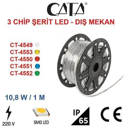 HORTUM LED BEYAZ 3 ÇİPLİ 220 VOLT CATA