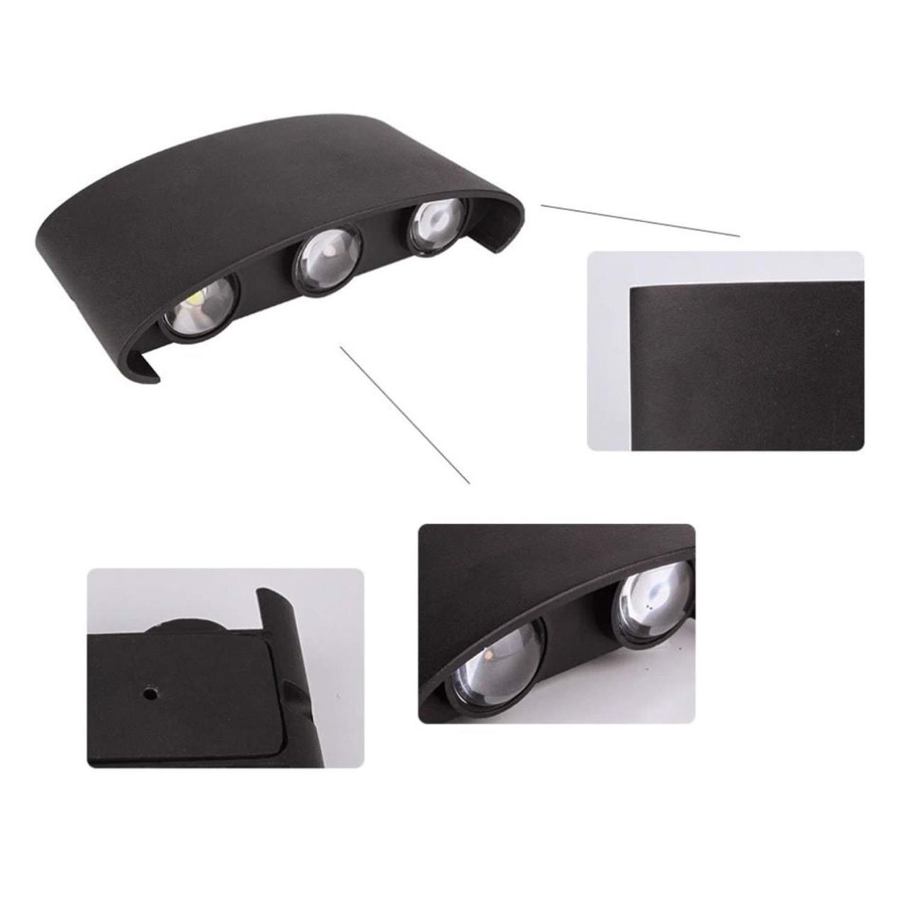 CATA CT-8011 12 WATT HAİTİ SİYAH KASA APLİK GÜNIŞIĞI