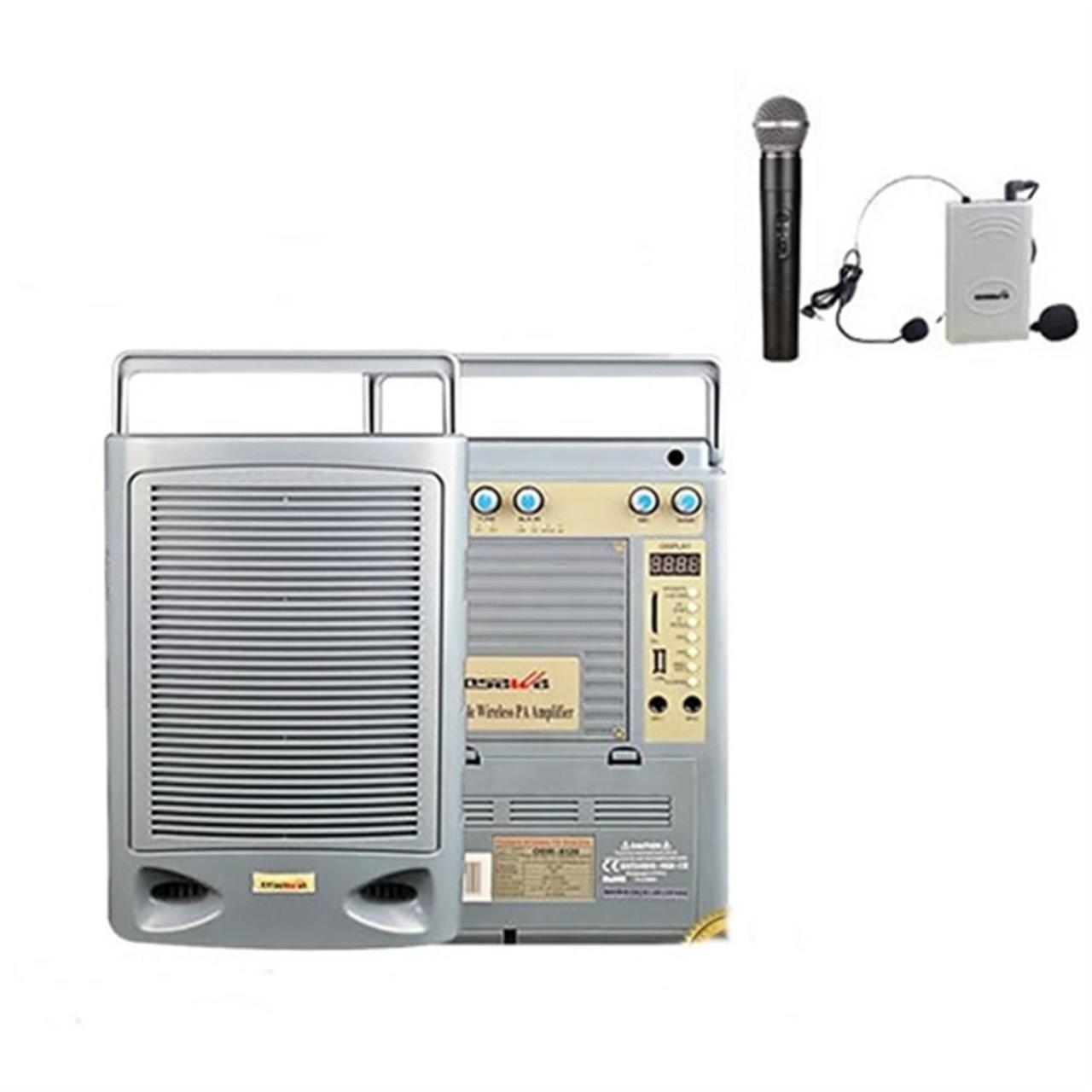 OSAWA OSW-8120 ÇİFT MİK USB Lİ ŞARZLI  ANFİ