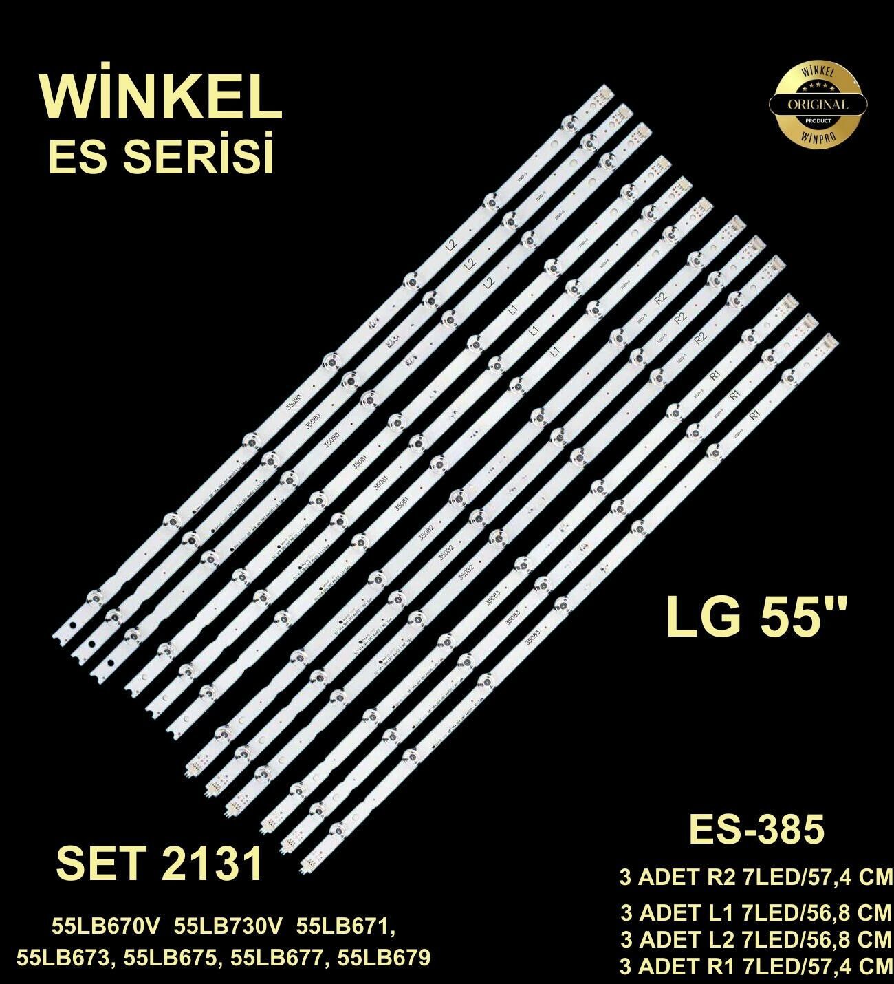 LCD LED-2131 TAKIM 12 Lİ-WİNKEL 55LB730V-55LB671-GEN385