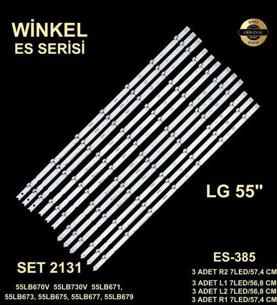 LCD LED-2131 TAKIM 12 Lİ-WİNKEL 55LB730V-55LB671-GEN385