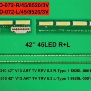 LCD LED-2201-TAKIM 2 Lİ-6922L-0072A,42LA660S,42LA740S,6916L-1182B-ELED072-WİNKEL