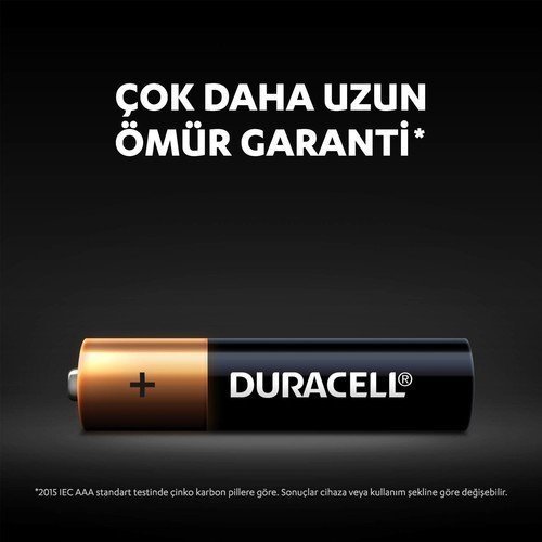 DURACELL AA KALEM PİL BELÇİKA 4 LÜ KART