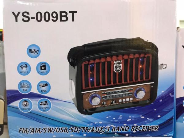 RADYO NOSTALJİK YS-009 BLUETOOTH - USB - HAFIZA KARTI - RADYO