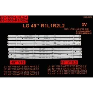 LCD LED 2087 TAKIM 8 Lİ 49UH610V-2708A-6916L-2707A-2706A, 6916L-2705A GEN-1030-WİNKEL