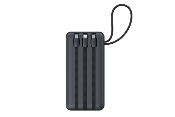 HEPU HP-253 30.000 mAh Süper Kapasiteli 22.5W PD Hızlı Şarjlı Powerbank – 3 Kablolu LED