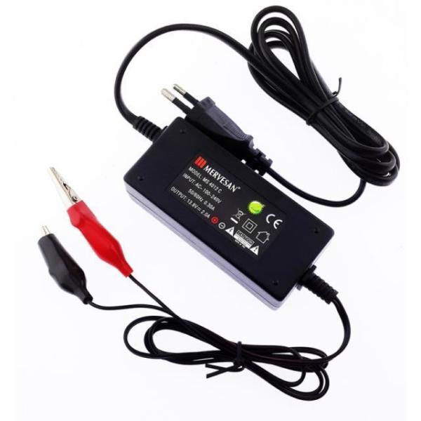 AKÜ ŞARJ ALETİ MERVESAN  4012 C 12 VOLT 2 AMPER