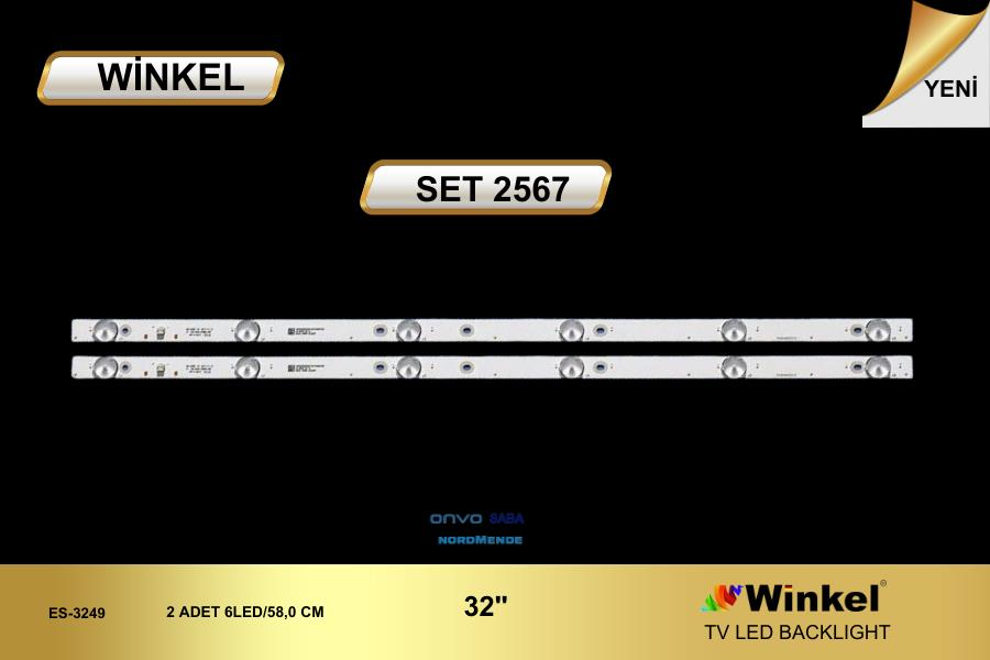 LCD LED 2567 TAKIM 2 Lİ-ONVO OV32100 -MORIO MR32650 FN32100 32SL44 32PL54TC W-18130-WİNKEL