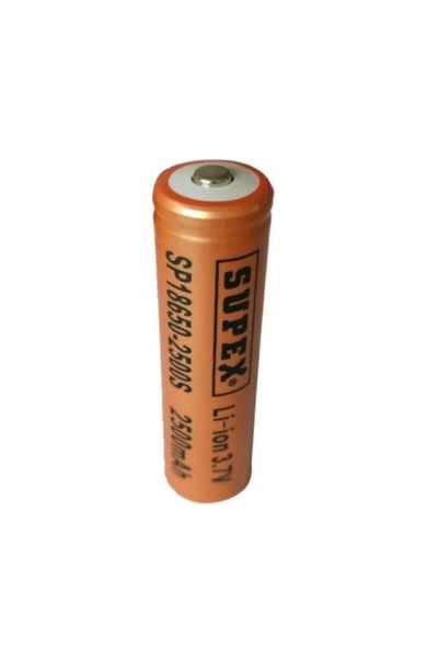 18650 3.7 VOLT 2500 MA ŞARJLI PİL  1 ADET FİYATIDIR